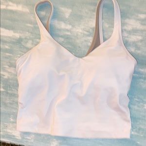 Brand new never worn white Lululemon Align Top